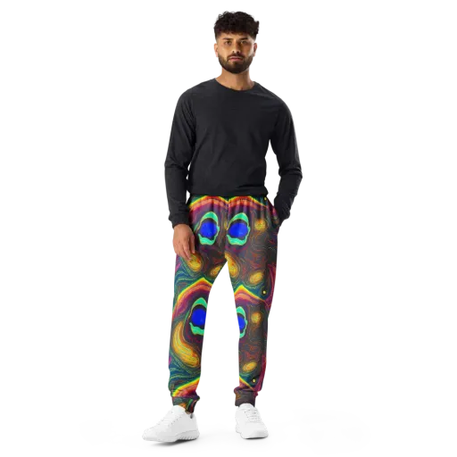 Ultraviolet River on a Men's Joggers