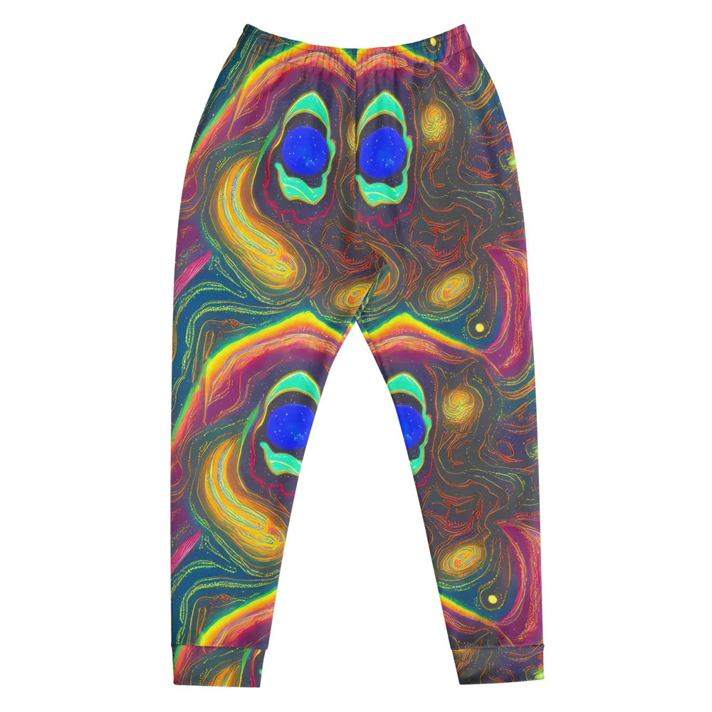 Ultraviolet River on Men's Joggers — Front