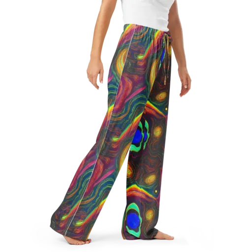 Ultraviolet River on a Women's Pajama Pants