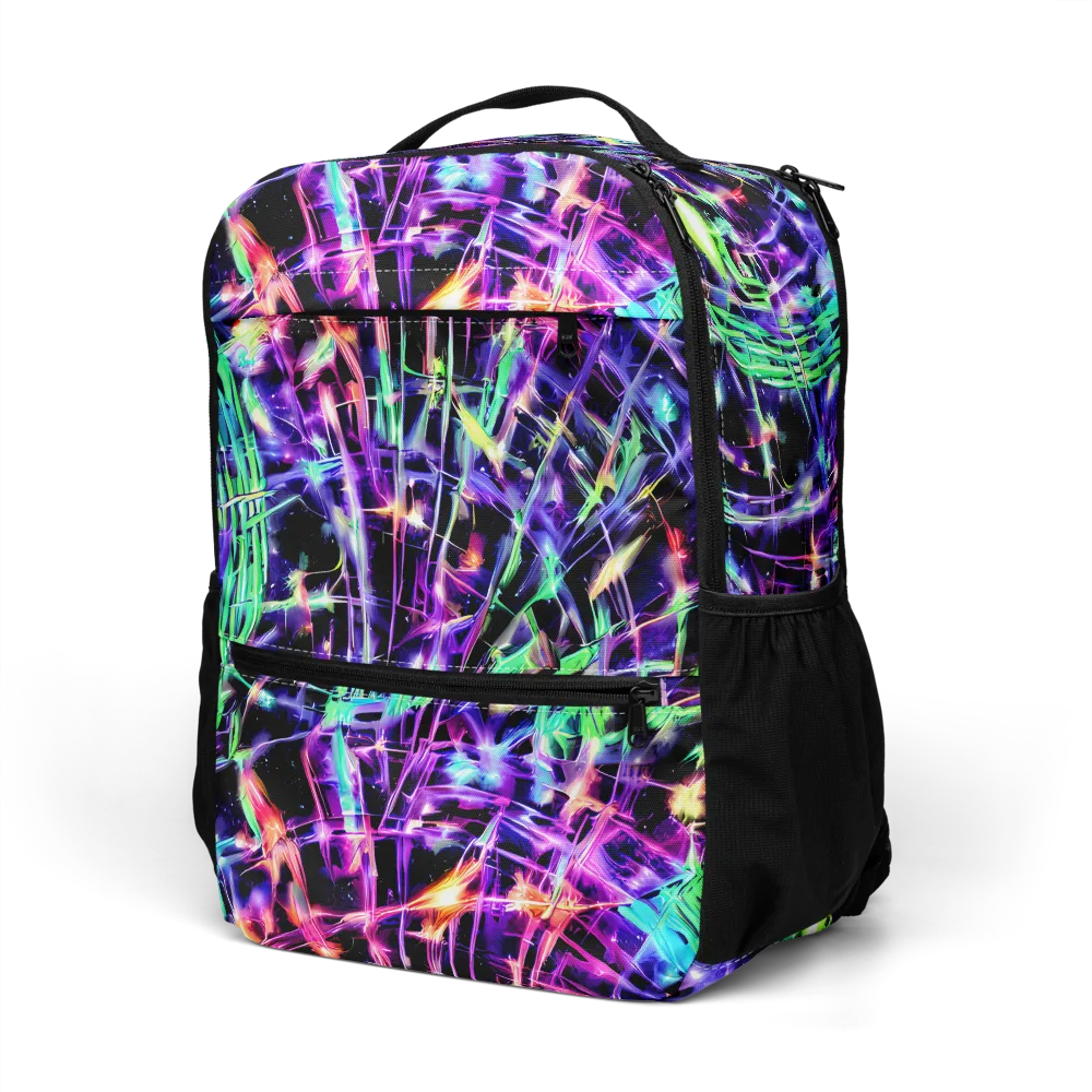 Neon Bamboo on Utility Backpack — Left Front