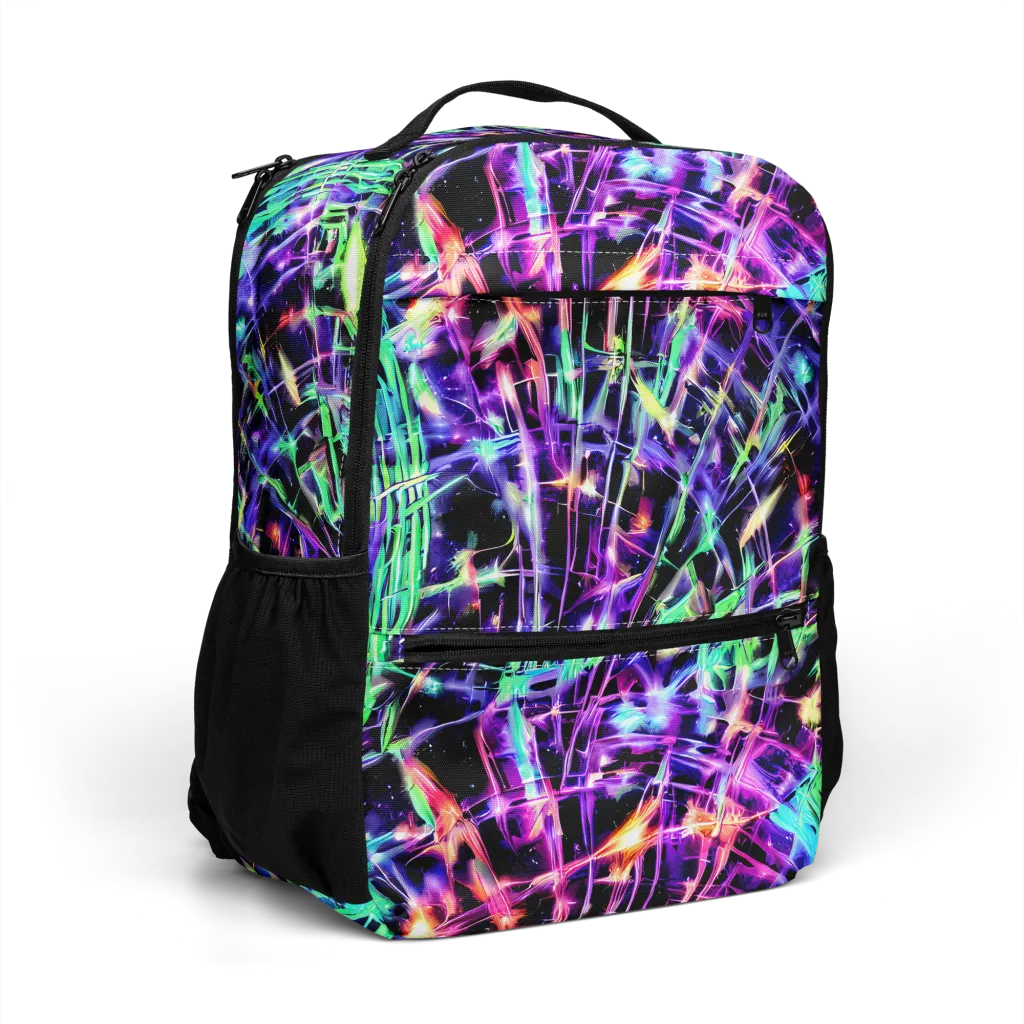 Neon Bamboo on Utility Backpack — Right Front