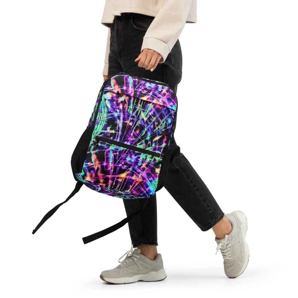 Neon Bamboo on Utility Backpack — Front
