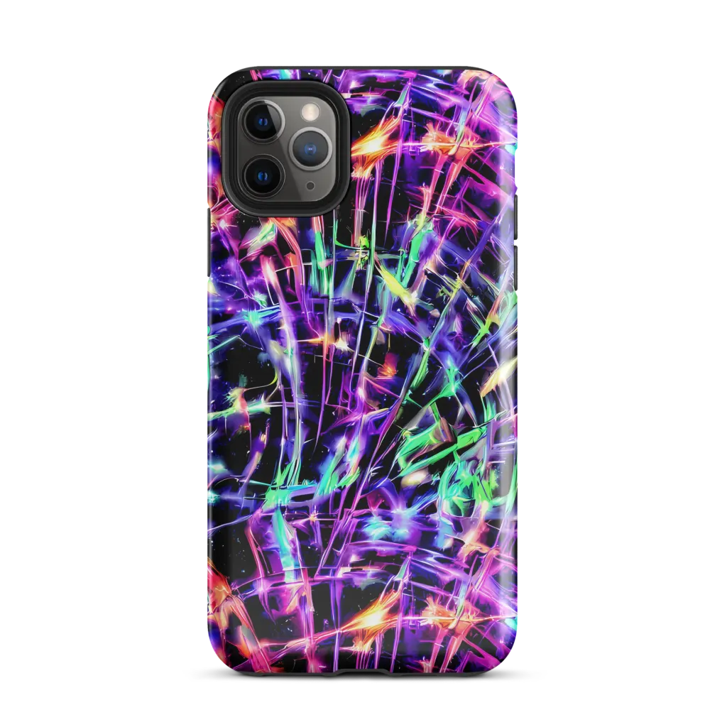 Neon Bamboo on Tough Case for iPhone® — Front