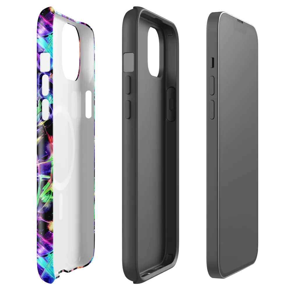 Neon Bamboo on MagSafe Tough Case for iPhone® — Front