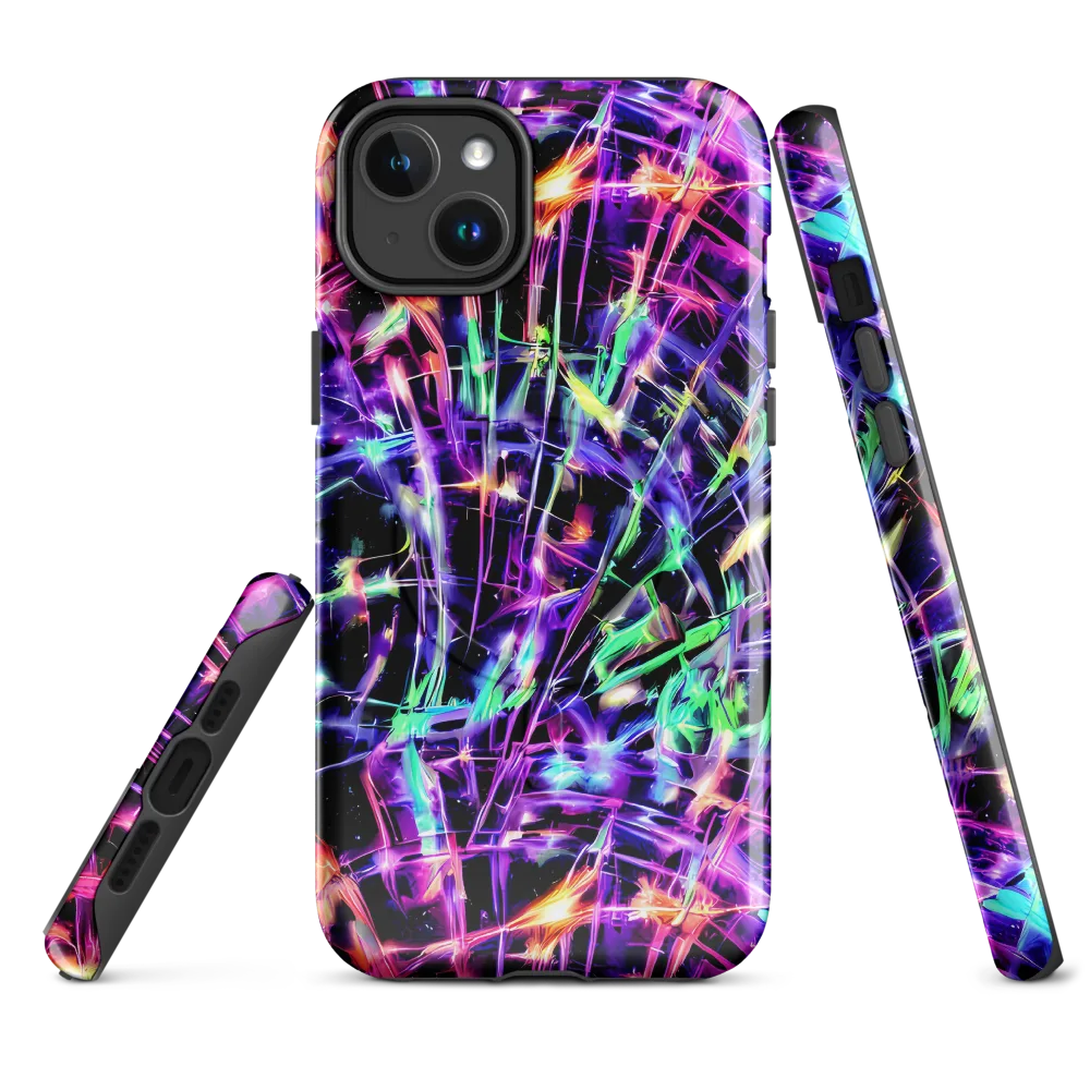 Neon Bamboo on MagSafe Tough Case for iPhone® — Front