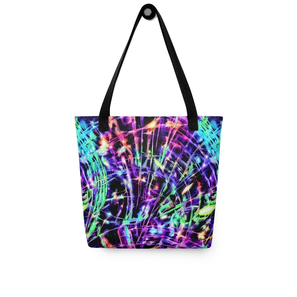 Neon Bamboo on Tote Bag — Front
