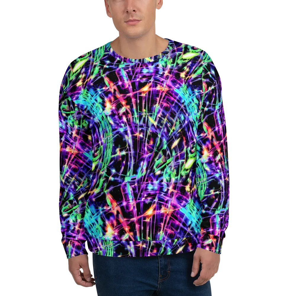 Neon Bamboo on Sweatshirt — Front