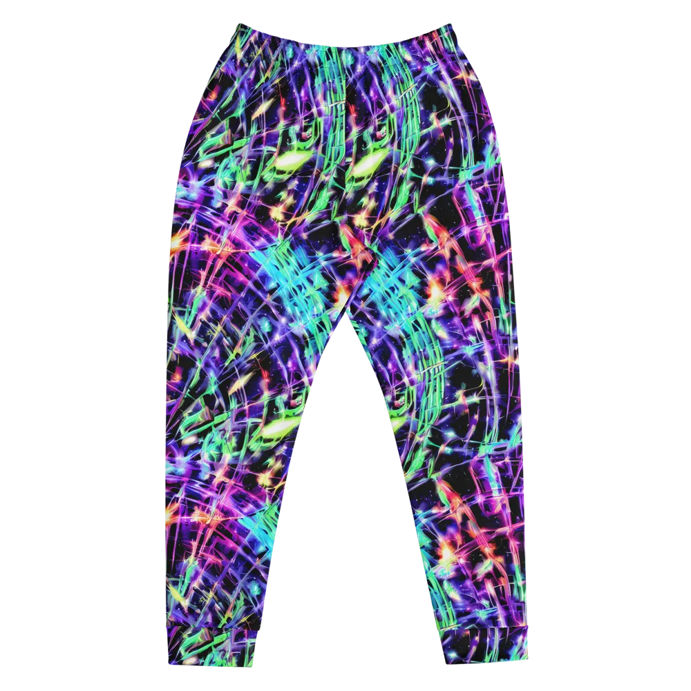 Neon Bamboo on Men's Joggers — Front