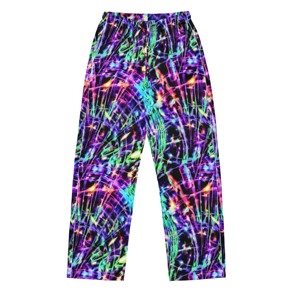 Neon Bamboo on Women's Pajama Pants — Front