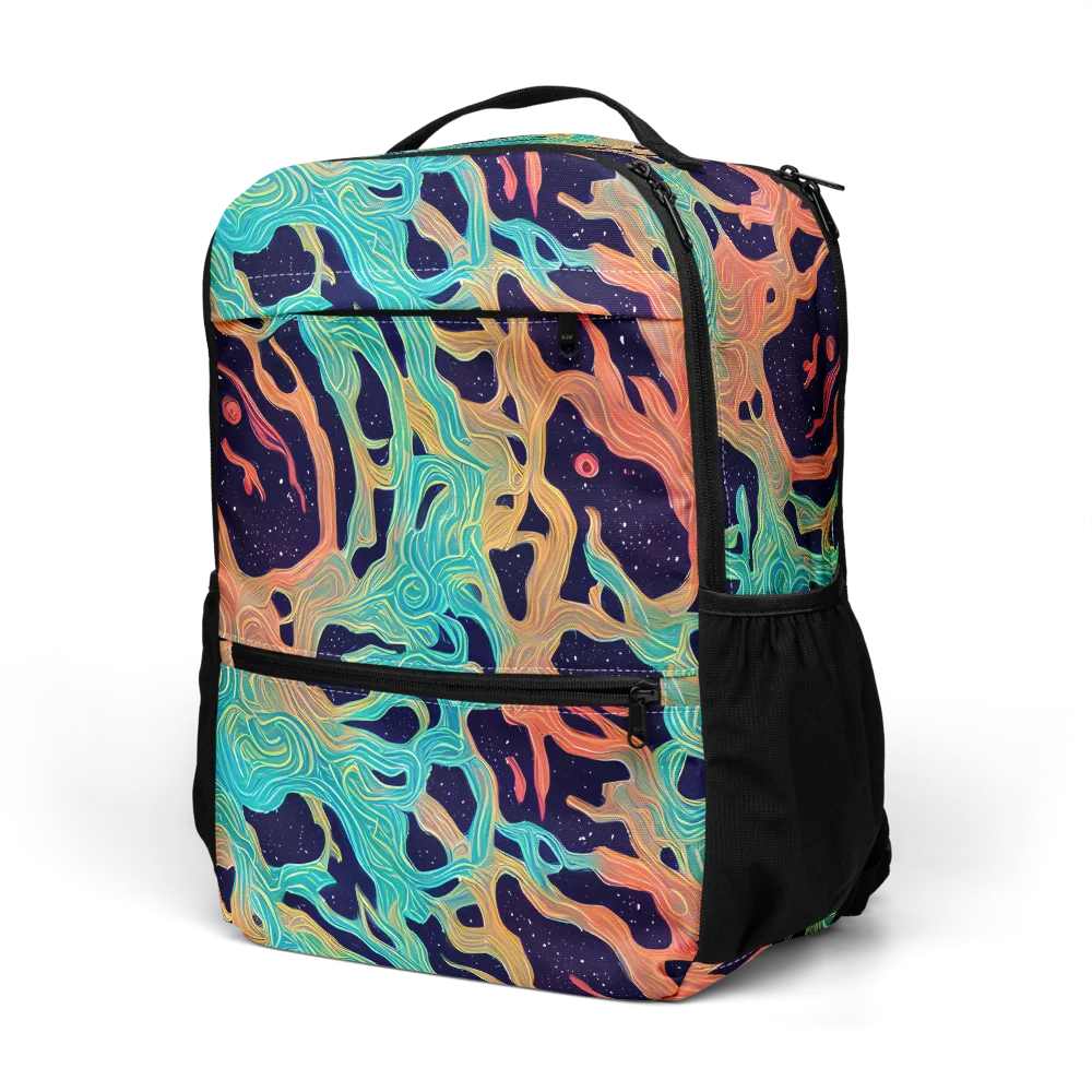 Astral Tides on Utility Backpack — Left Front