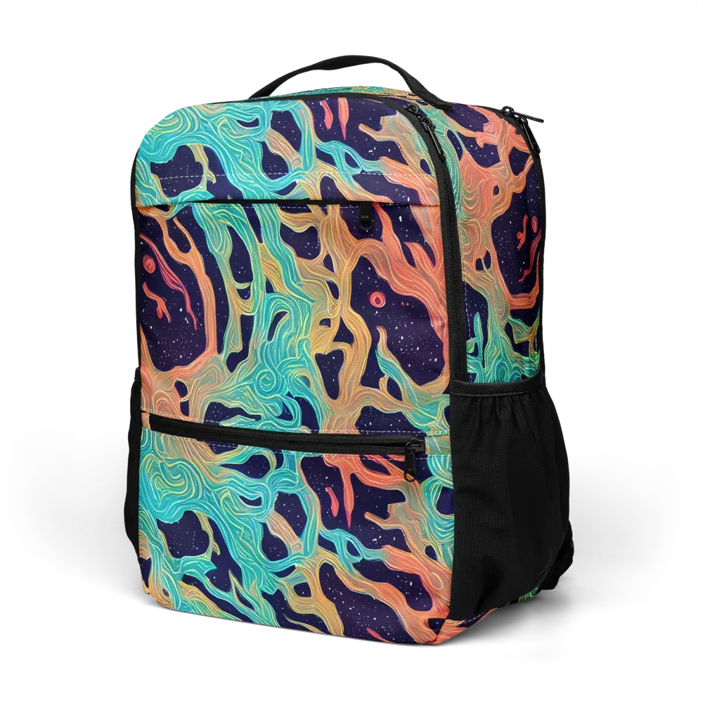 Astral Tides on Utility Backpack — Left Front