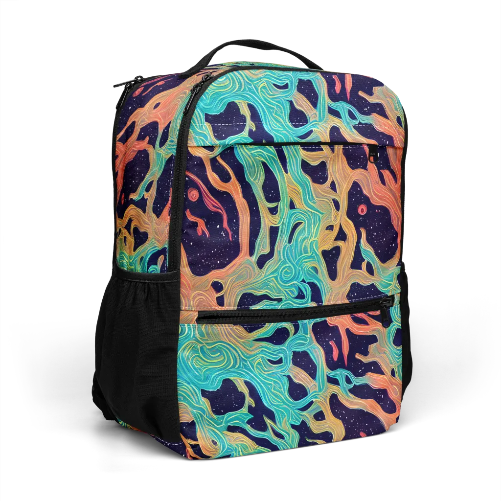 Astral Tides on Utility Backpack — Right Front
