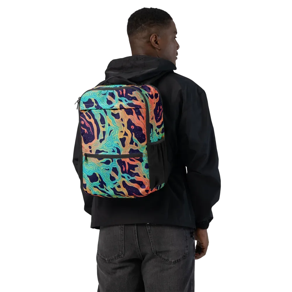Astral Tides on Utility Backpack — Back