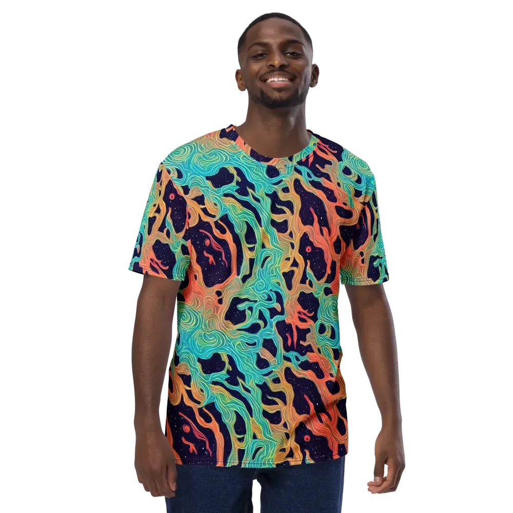 Astral Tides on Men's Crew Neck T-Shirt — Front
