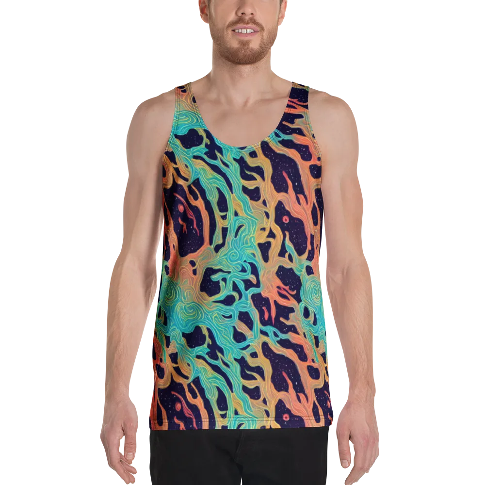 Astral Tides on Men's Tank Top — Front