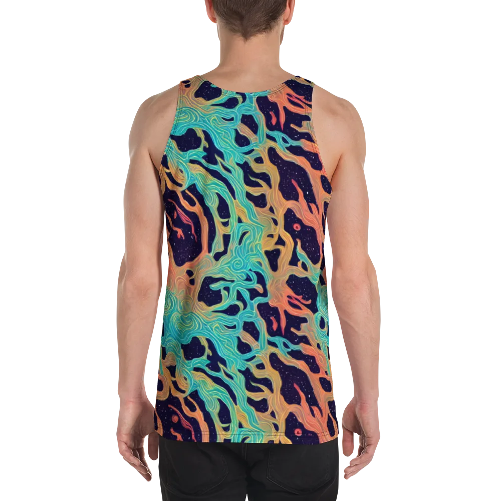 Astral Tides on Men's Tank Top — Back