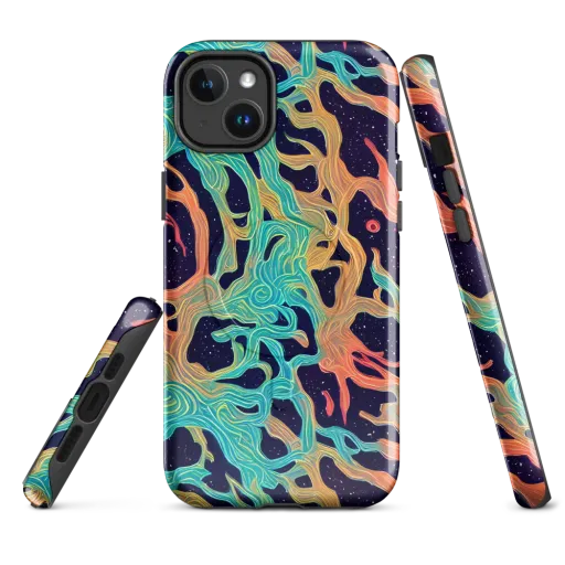 Astral Tides on a MagSafe Tough Case for iPhone®