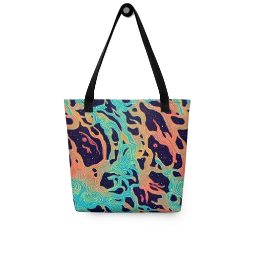 Astral Tides on a Tote Bag