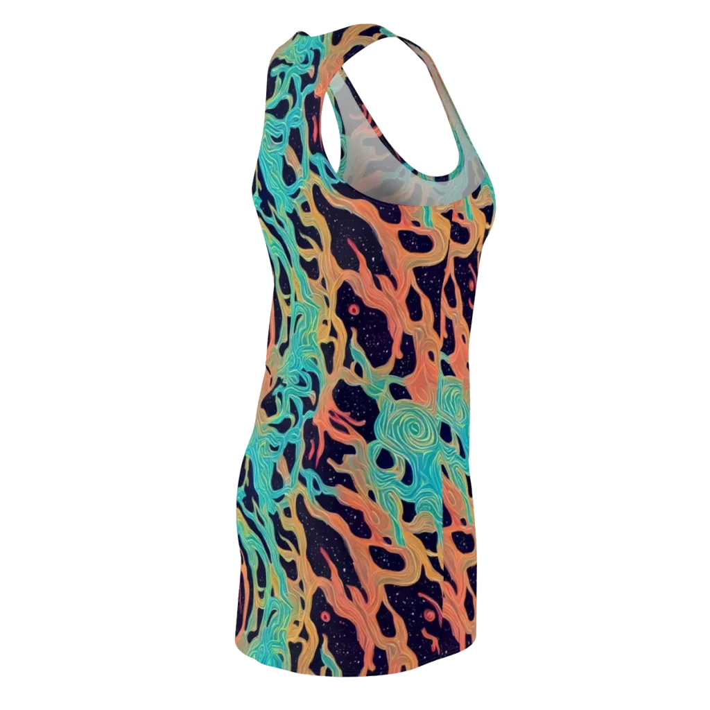 Astral Tides on Racerback Dress — Back Side