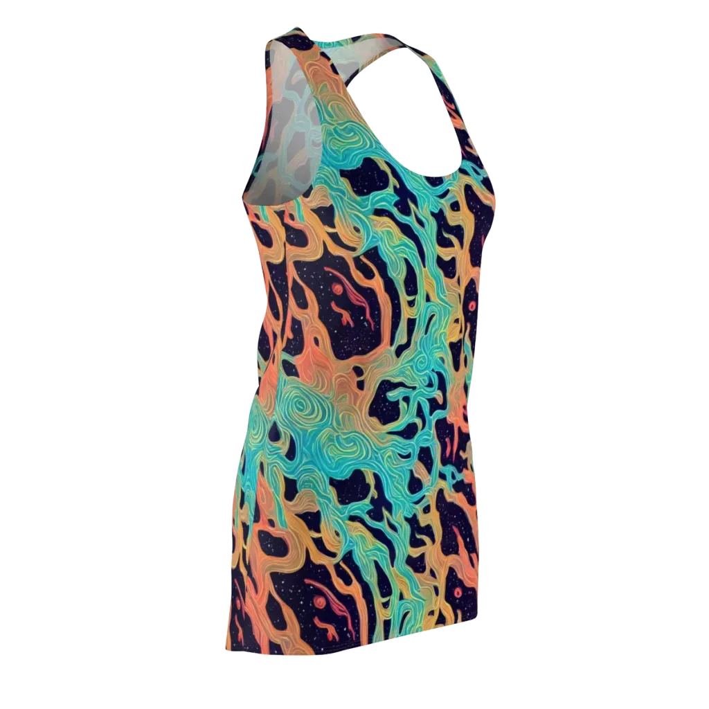 Astral Tides on Racerback Dress — Front Side