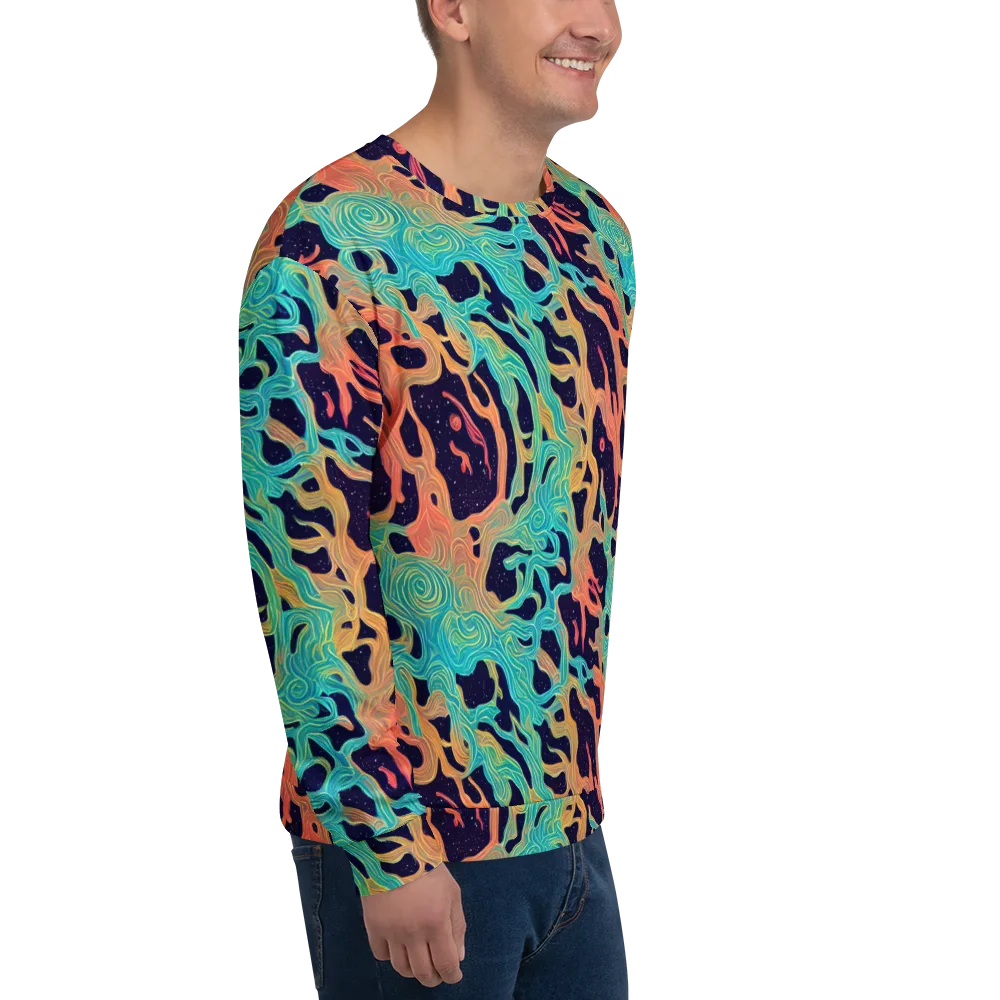 Astral Tides on Sweatshirt — Right Front