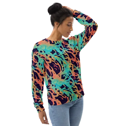 Astral Tides on a Sweatshirt