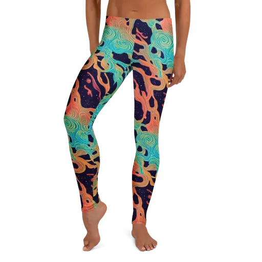 Astral Tides on a Leggings
