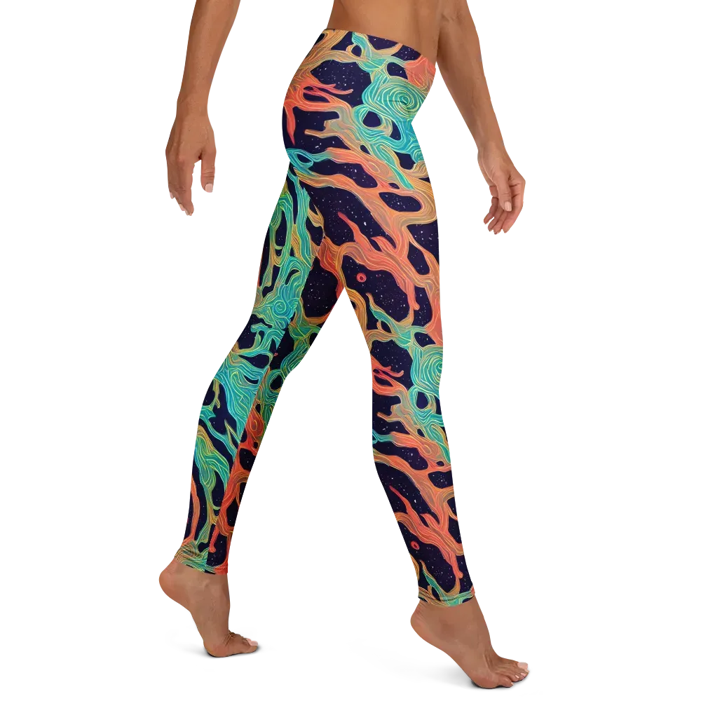Astral Tides on Leggings — Right