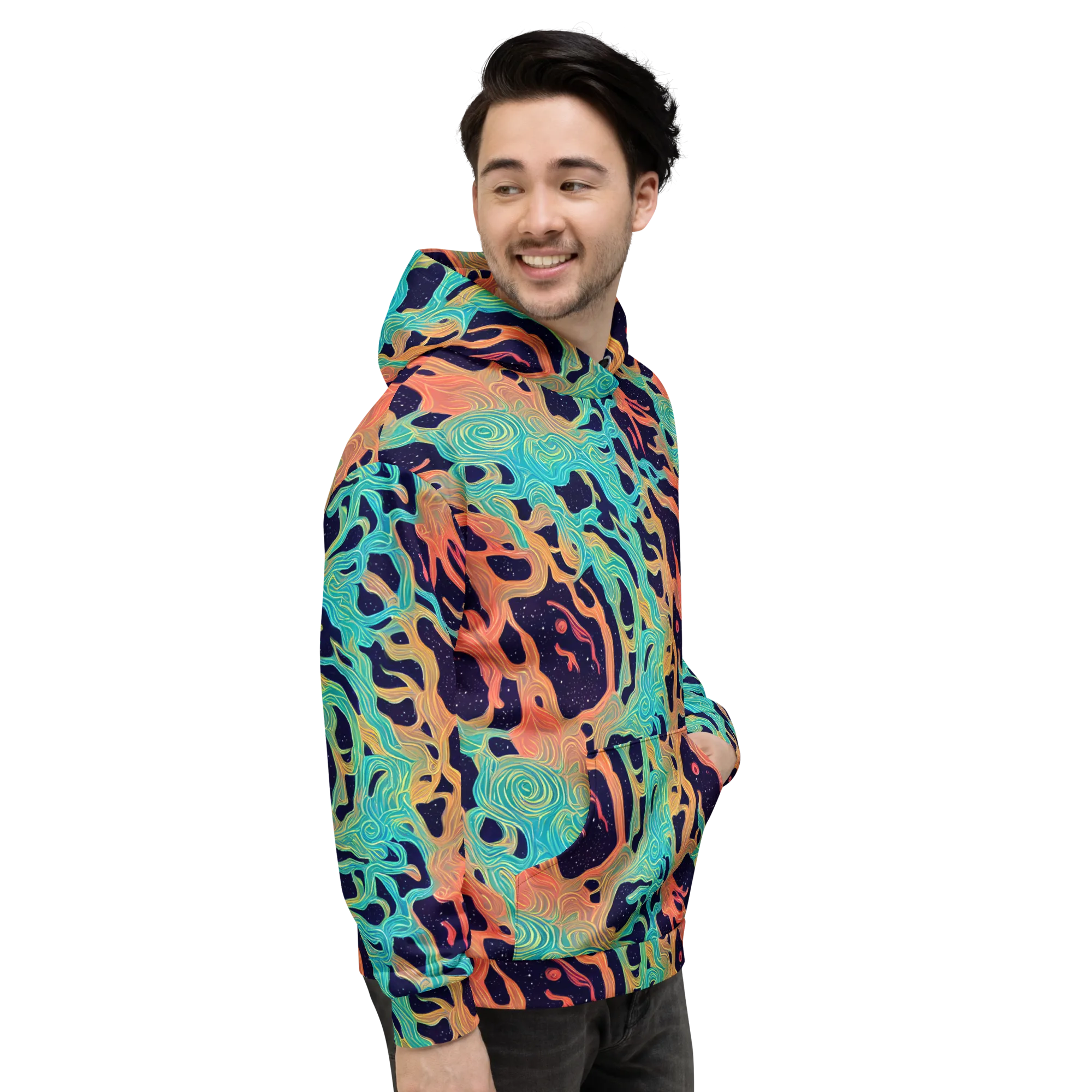 Astral Tides on Hoodie — Right