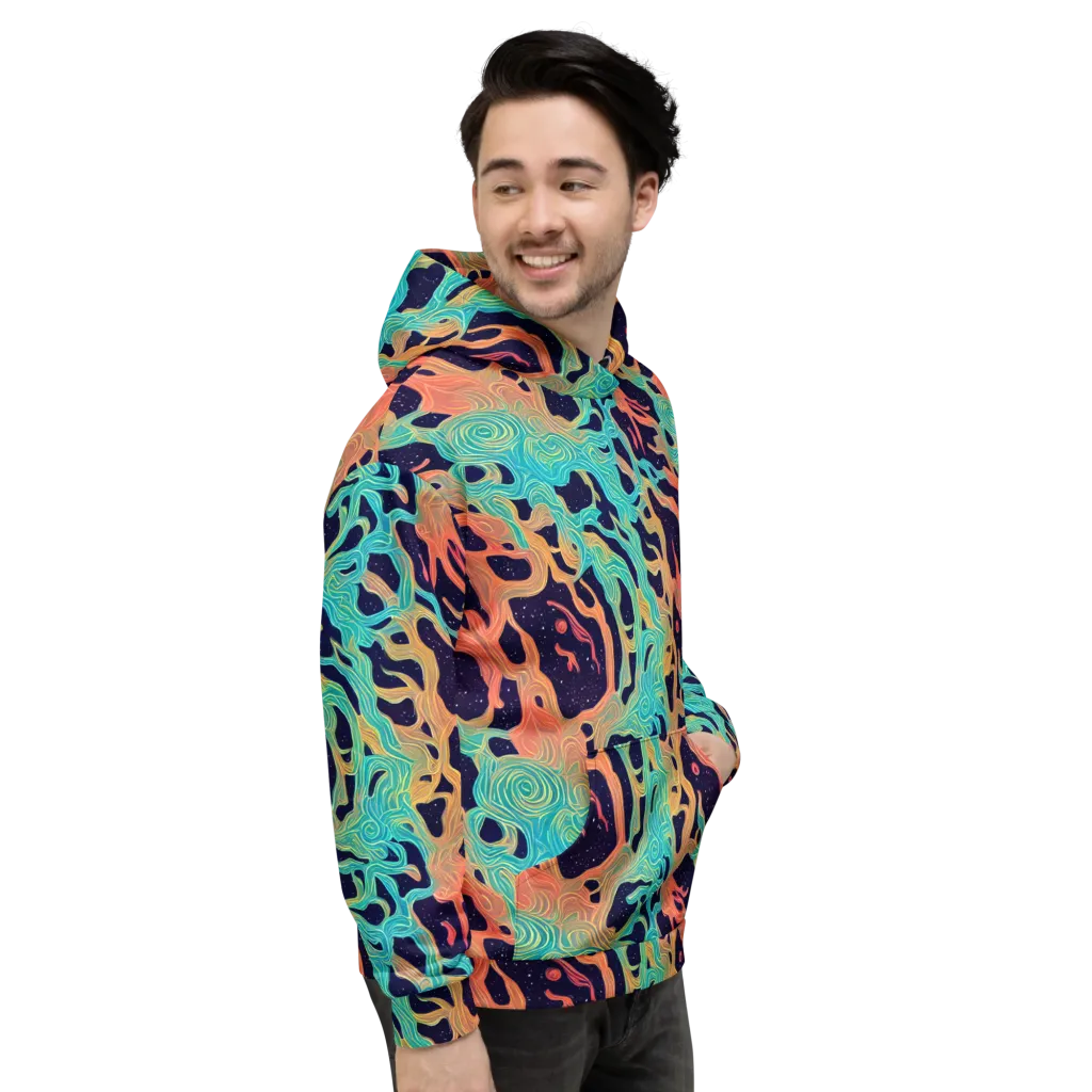 Astral Tides on Hoodie — Right