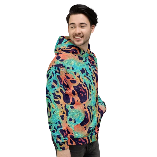 Astral Tides on a Hoodie