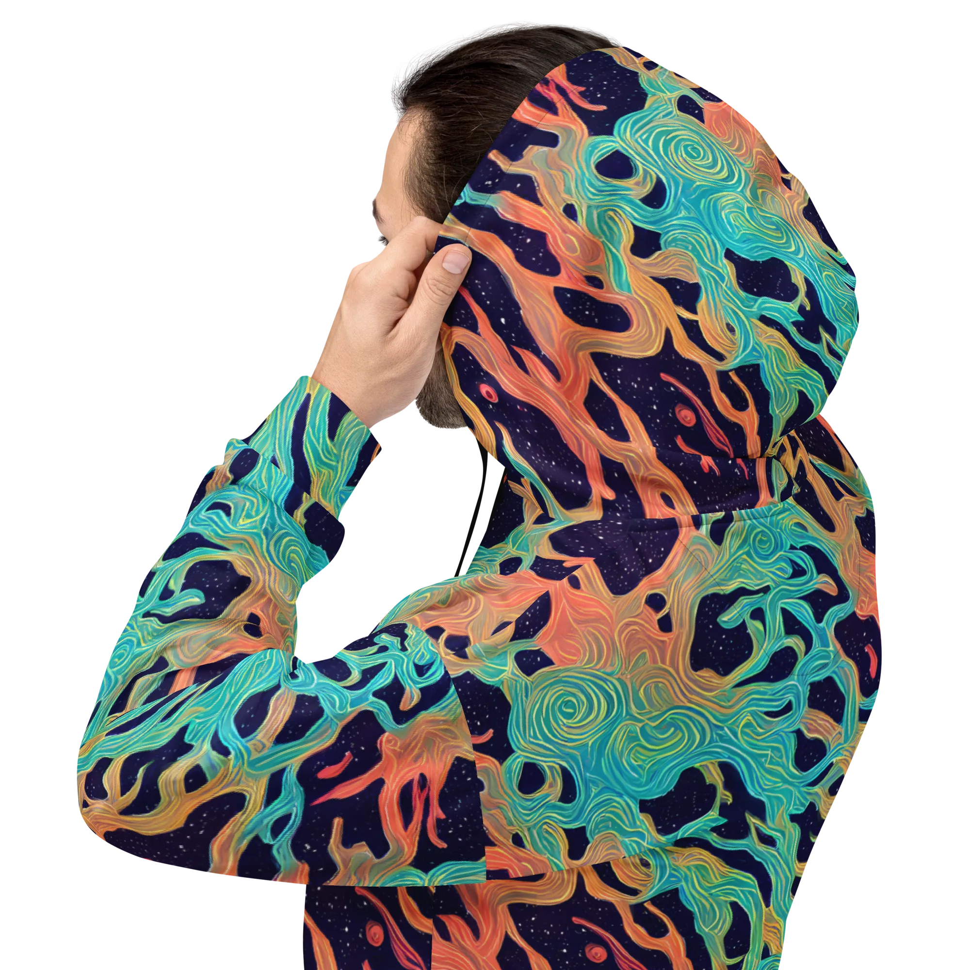 Astral Tides on Hoodie — Back