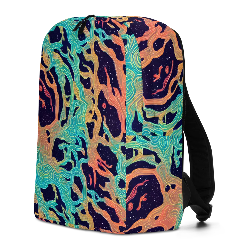 Astral Tides on Minimalist Backpack — Left