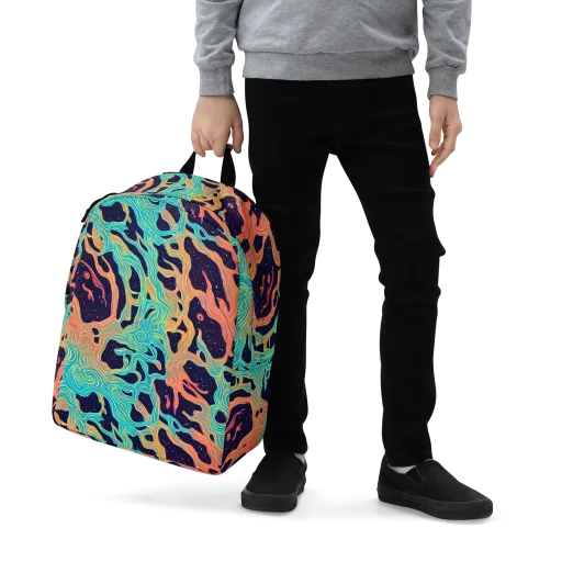 Astral Tides on a Minimalist Backpack