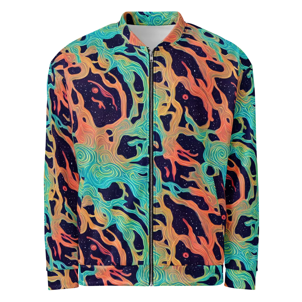 Astral Tides on Bomber Jacket — Front