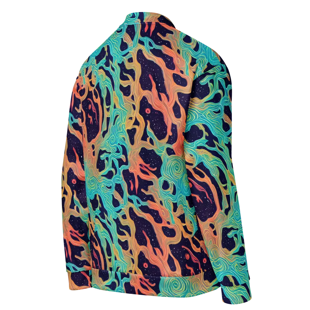 Astral Tides on Bomber Jacket — Right Back