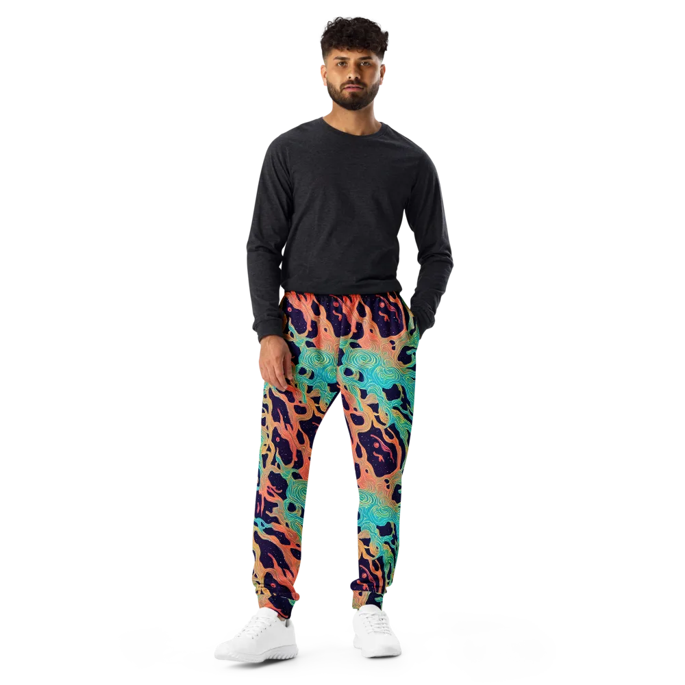 Astral Tides on Men's Joggers — Front