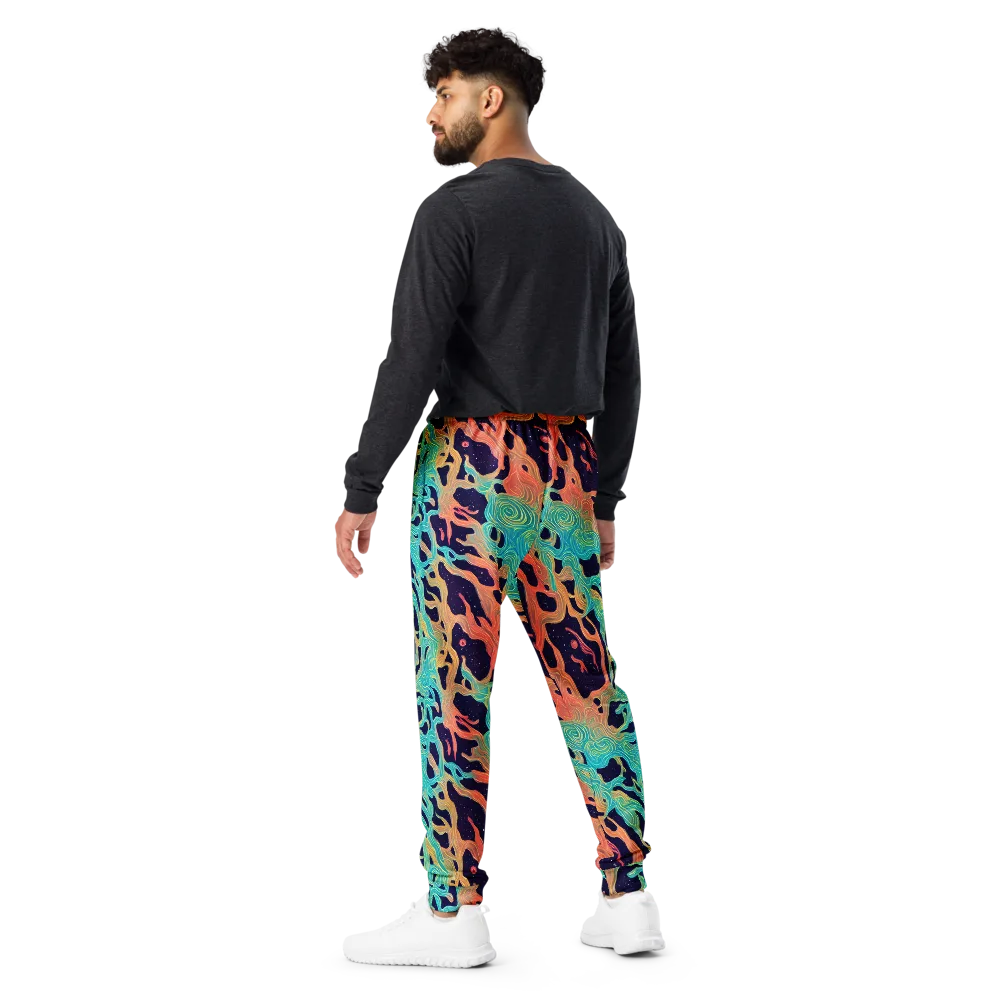 Astral Tides on Men's Joggers — Back
