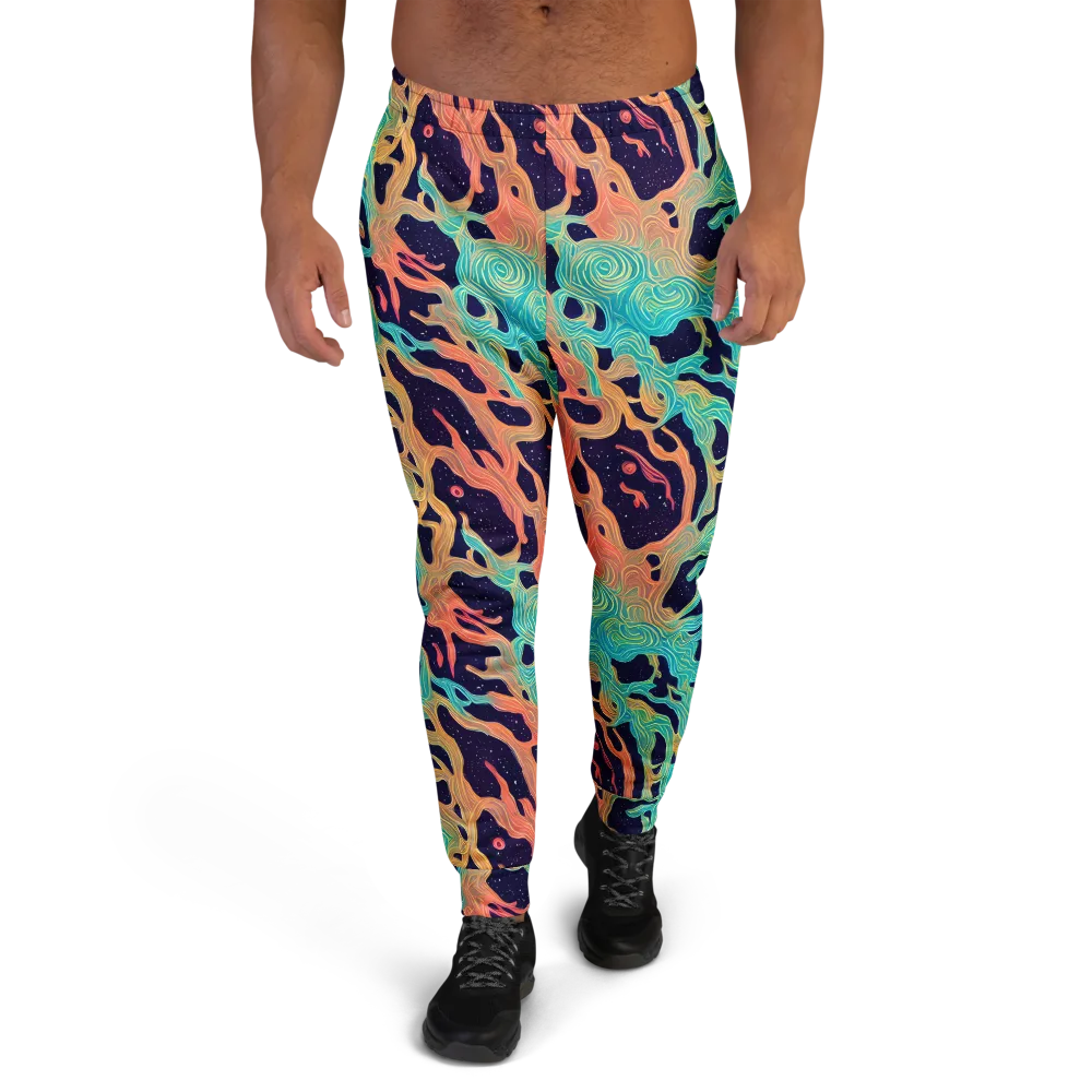 Astral Tides on Men's Joggers — Front