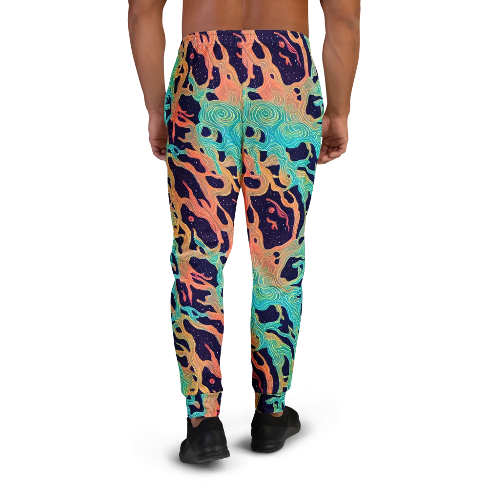 Astral Tides on Men's Joggers — Back