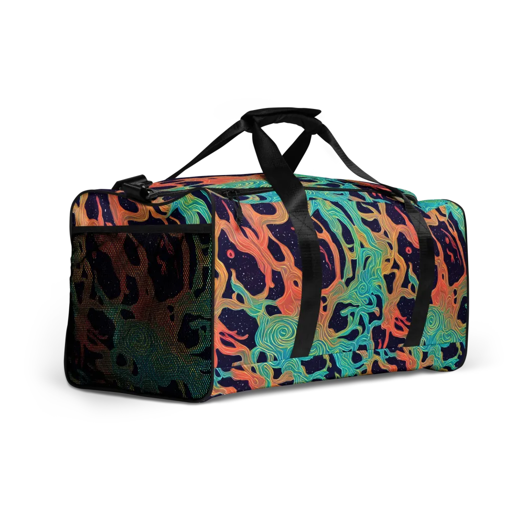 Astral Tides on Duffle Bag — Right Front