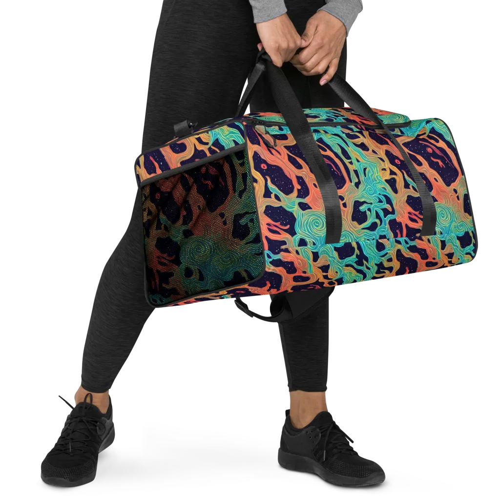 Astral Tides on Duffle Bag — Right Front