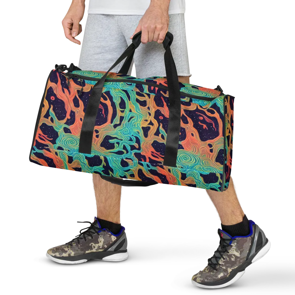 Astral Tides on Duffle Bag — Front