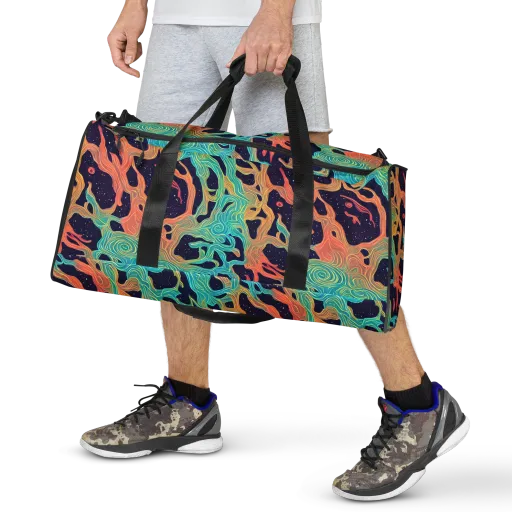 Astral Tides on a Duffle Bag