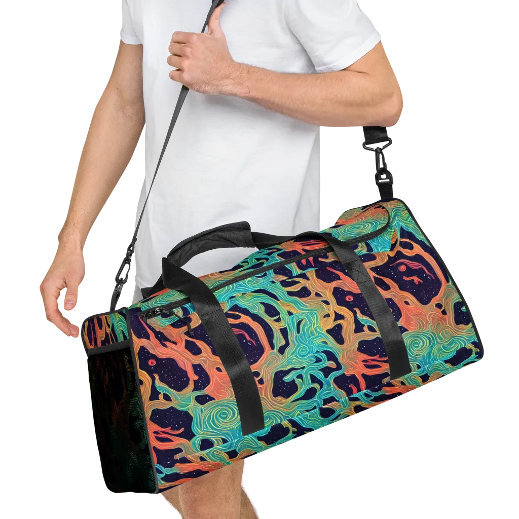 Astral Tides on Duffle Bag — Right Front