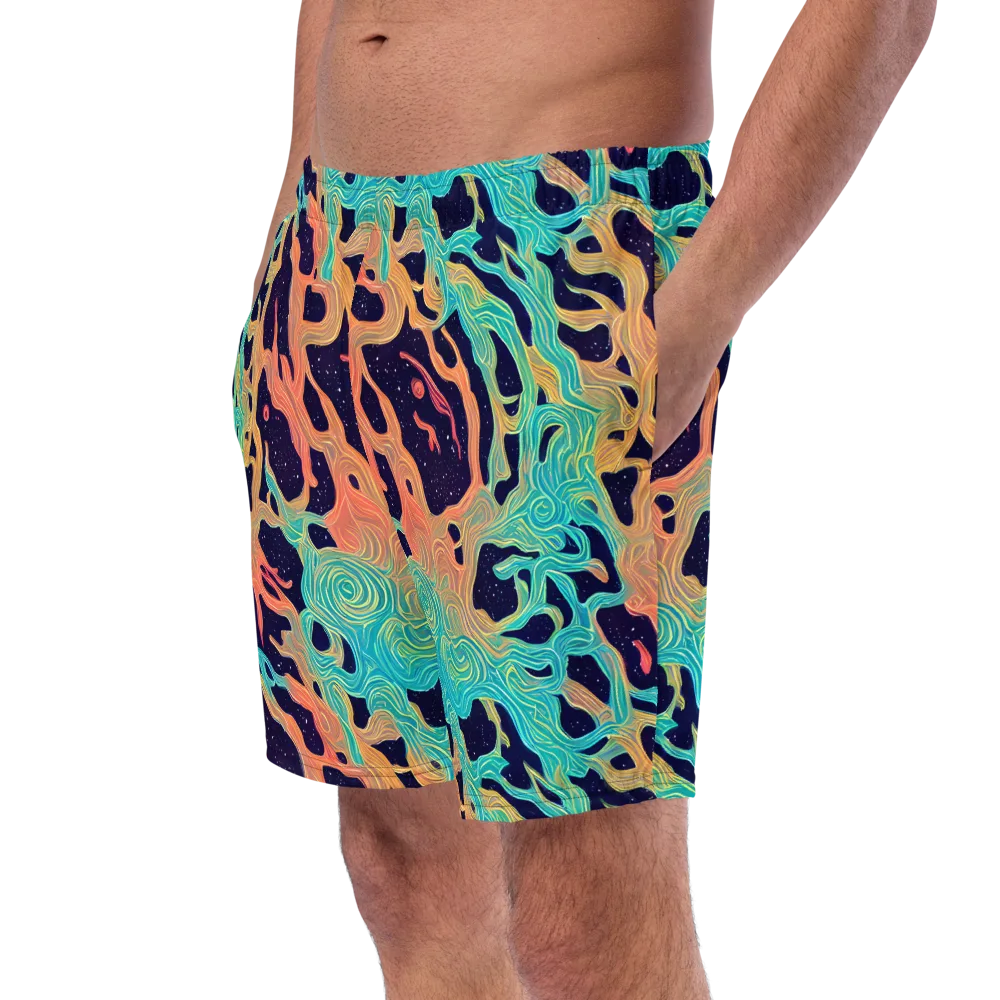 Astral Tides on Swim Trunks — Left Front