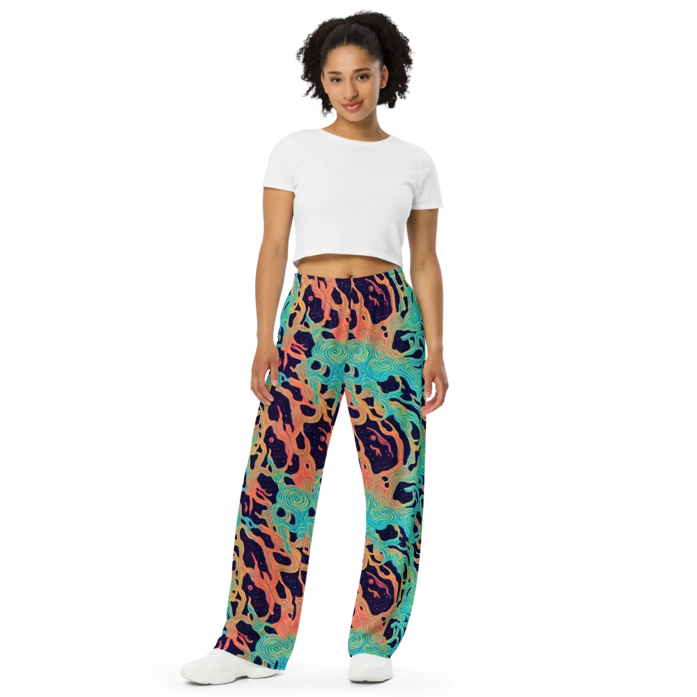 Astral Tides on Wide-Leg Pants — Front
