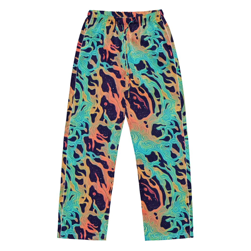 Astral Tides on Women's Pajama Pants — Front