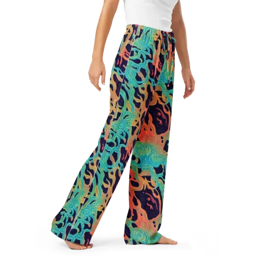 Astral Tides on a Women's Pajama Pants