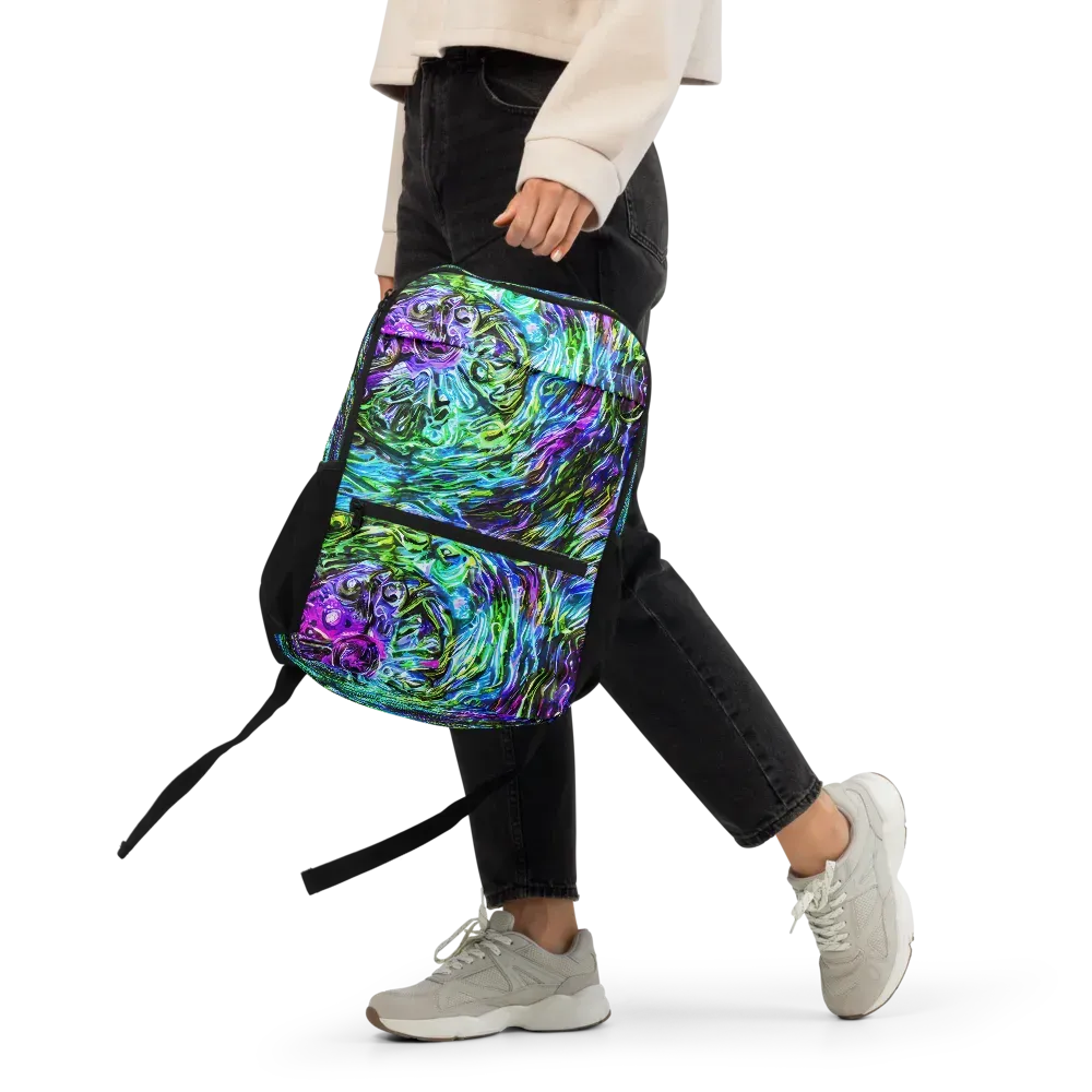 Prismatic Maelstrom on Utility Backpack — Front